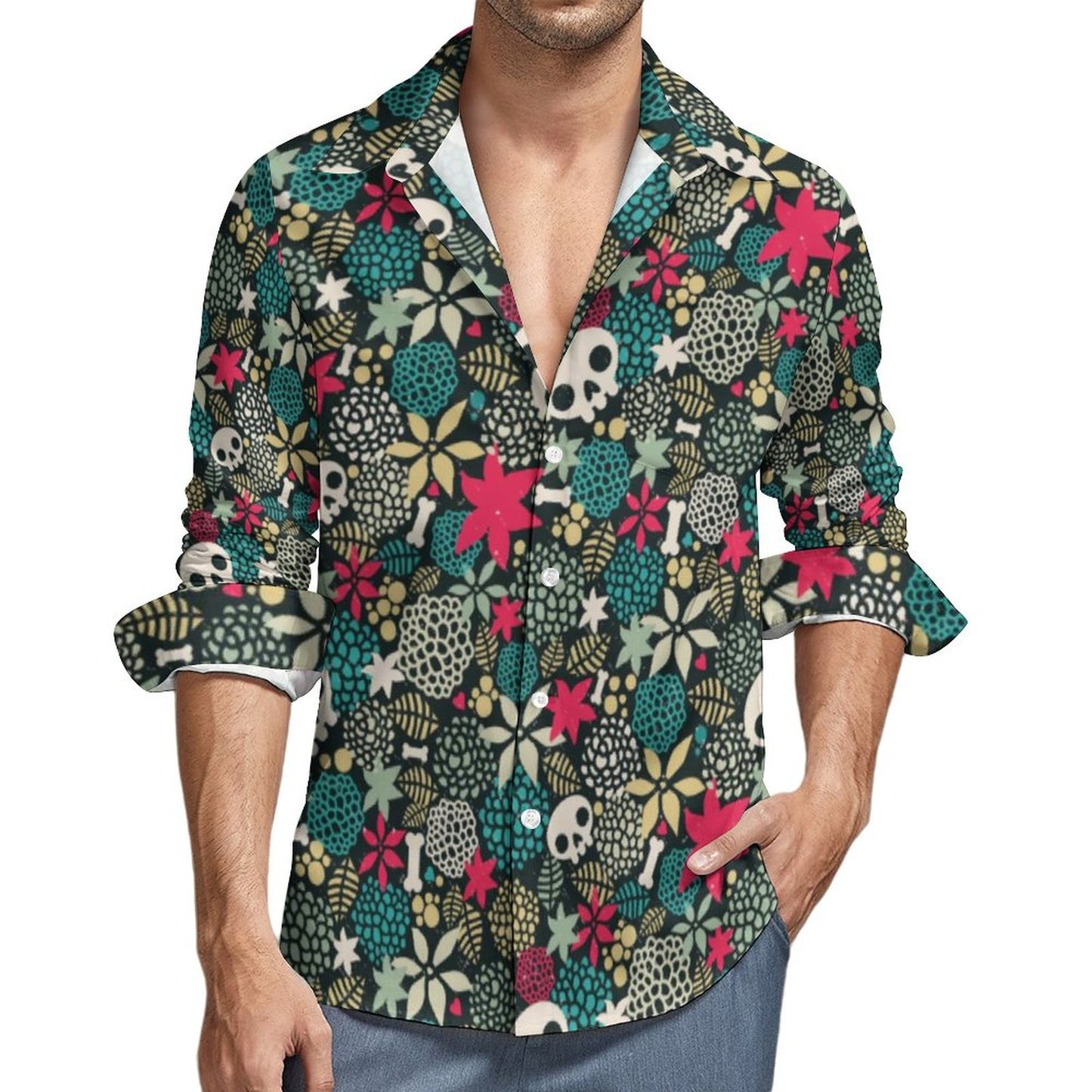 3D Printed Skull Beach Shirt