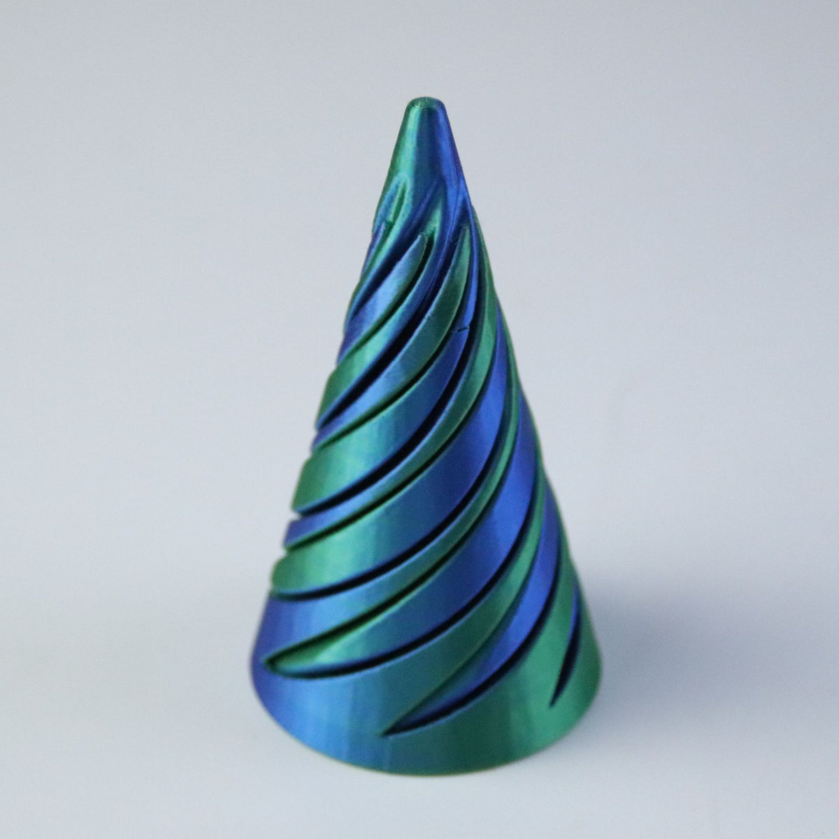 3D-Printed Spiral Stress-Relief Cone 3D Desktop Decoration