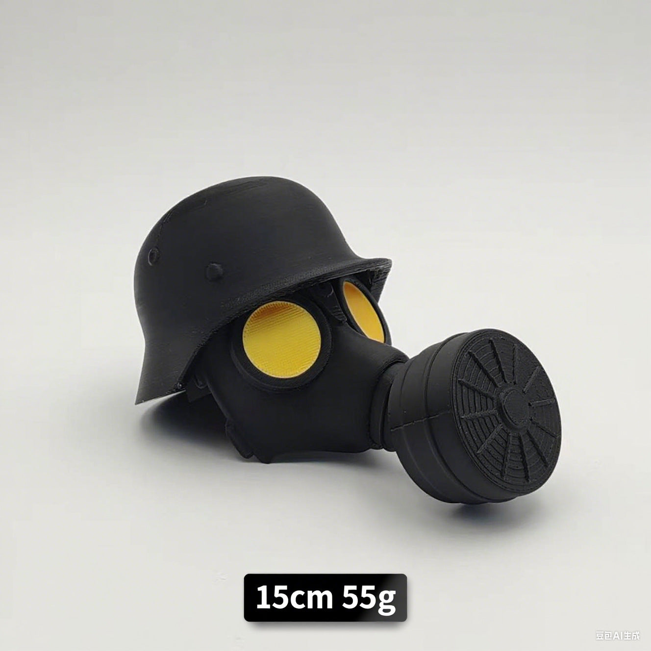 3D Printed Toy Trailer Coupling Cover Cap Helmet Model