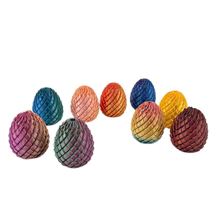 3D Printed Transforming Dragon Egg Toy Stress Relief Fidget Ball