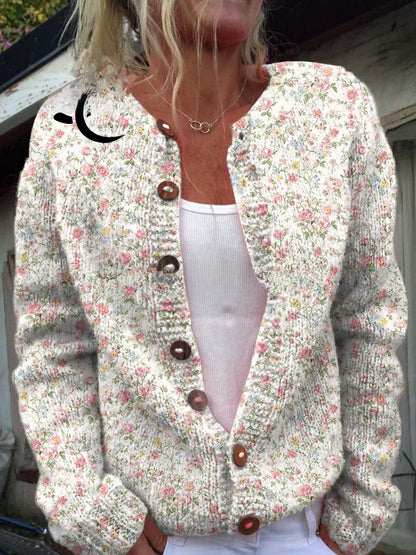 3D Printed Women's Cardigan Sweater