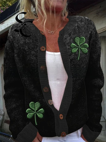 3D Printed Women's Cardigan Sweater