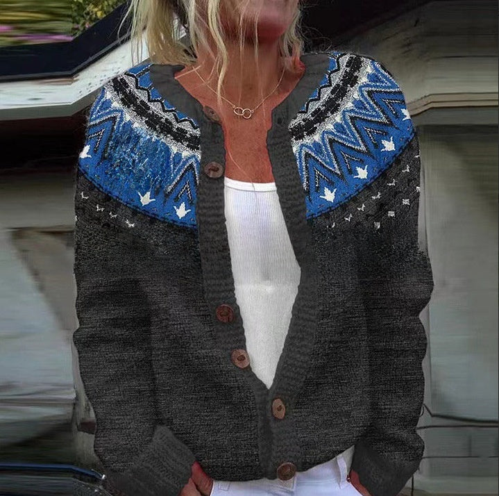 3D Printed Women's Cardigan Sweater