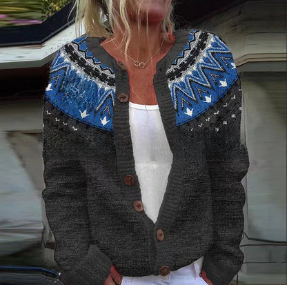 3D Printed Women's Cardigan Sweater