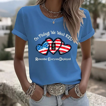 3D Printed Women's Short Sleeve T-Shirt