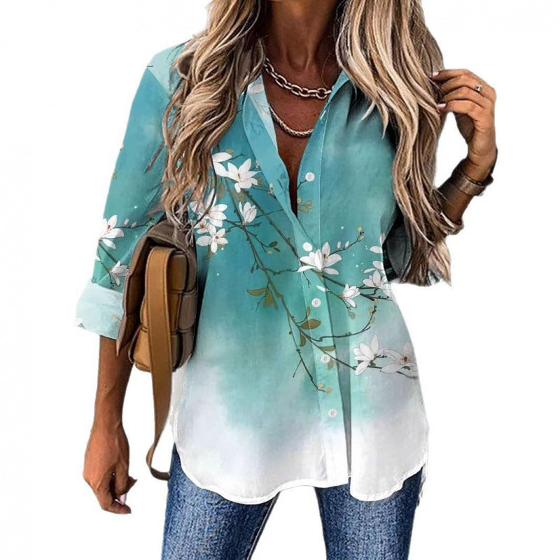 3D Printed Womens Long Sleeve Cardigan