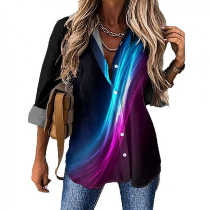 3D Printed Womens Long Sleeve Cardigan