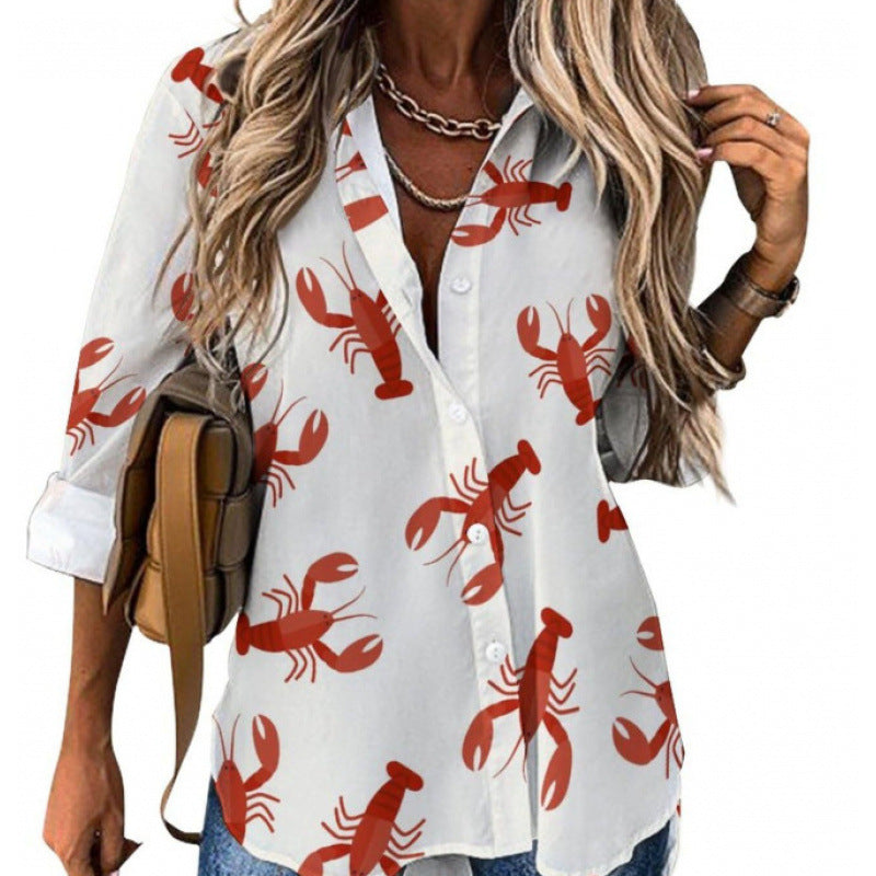 3D Printed Womens Long Sleeve Cardigan