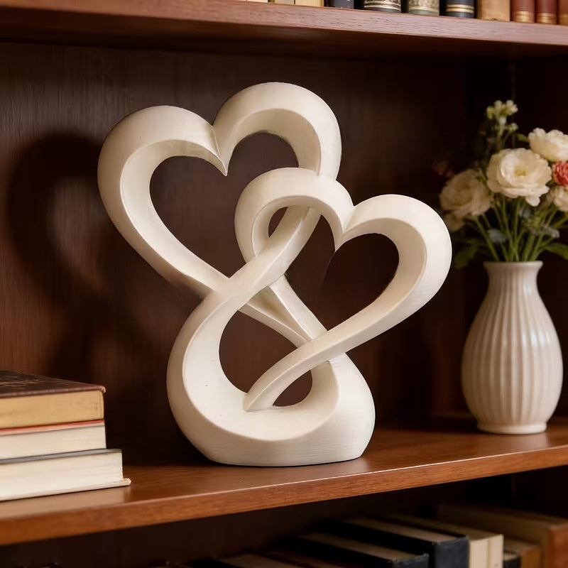 3D Printed Woven Heart Desktop Decoration