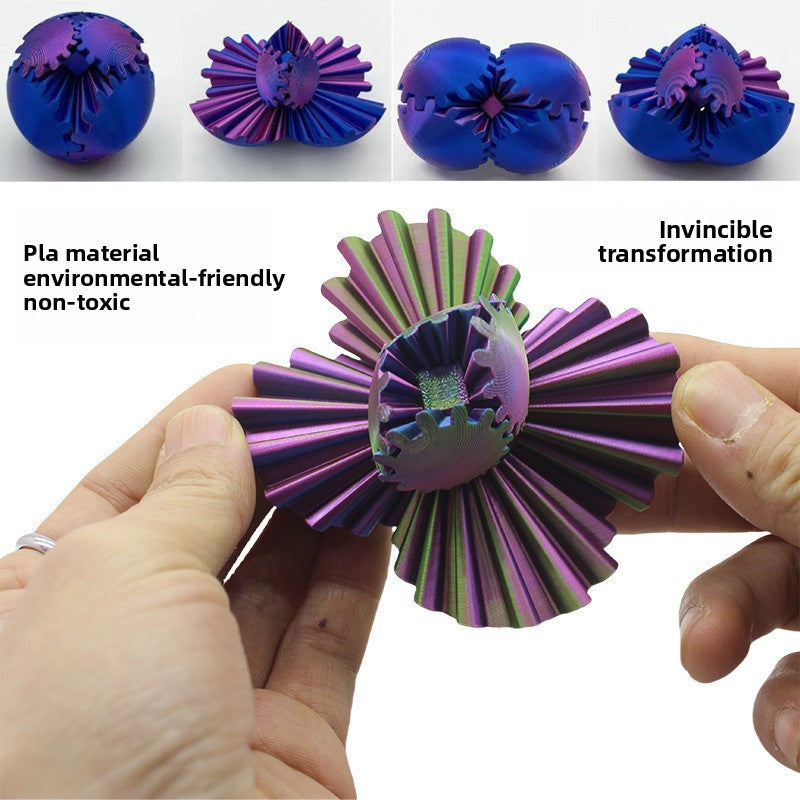 3D Printing Gear Ball Fidget Toy