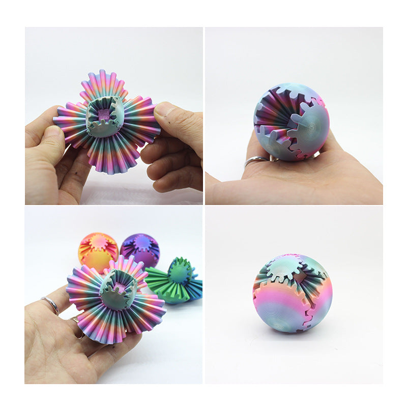 3D Printing Gear Ball Fidget Toy