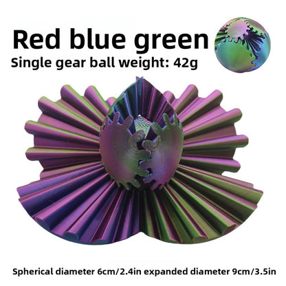 3D Printing Gear Ball Fidget Toy