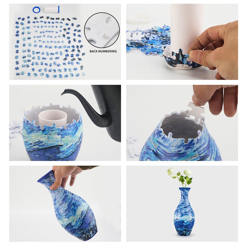 3D puzzle vase