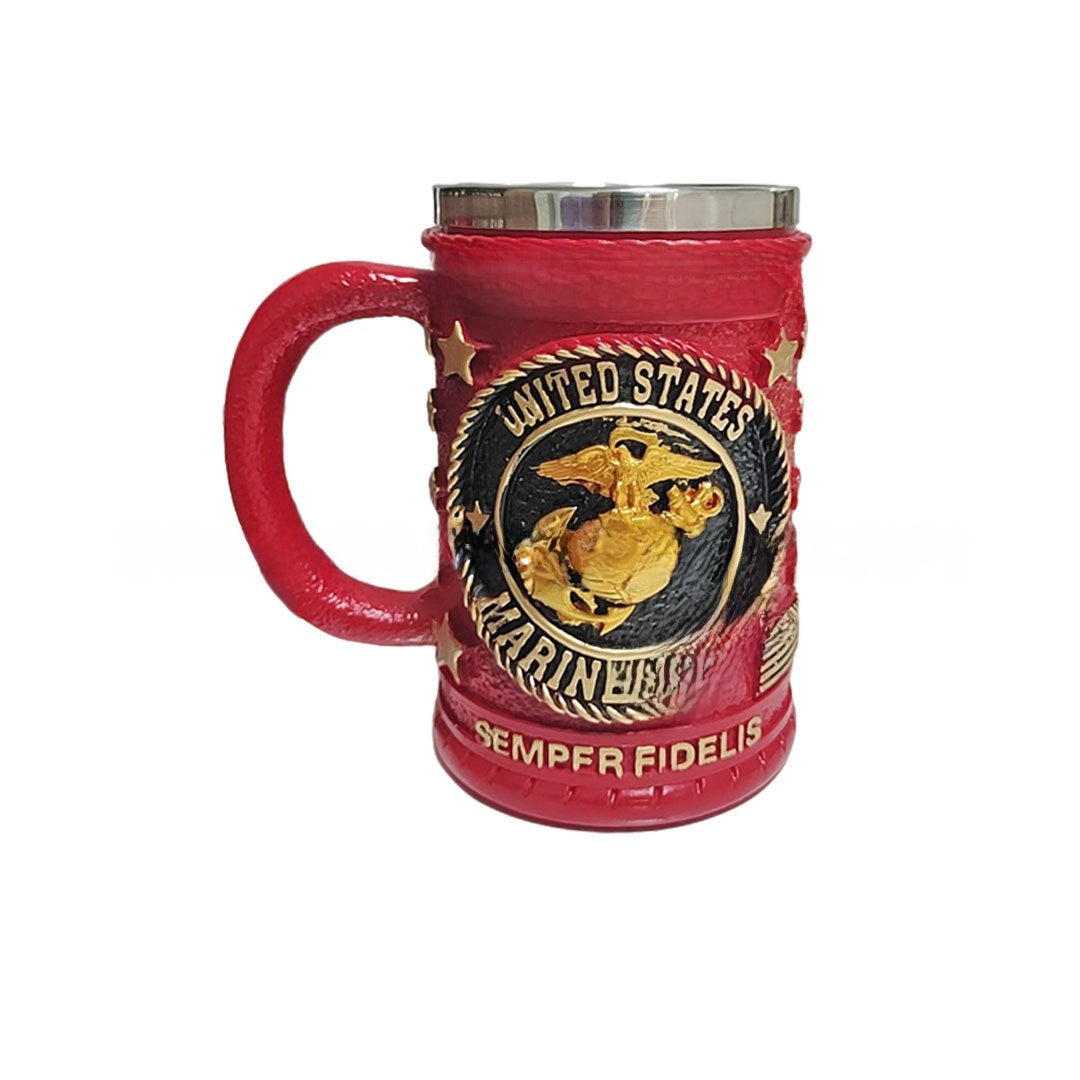 3D Relief Resin Thematic Decorative Mug