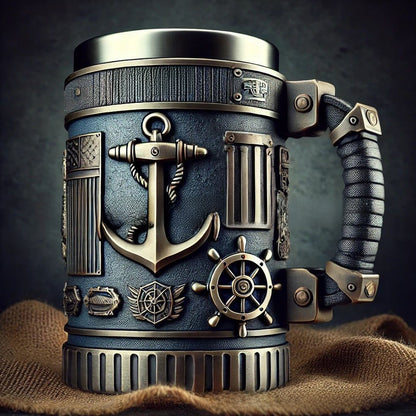 3D Relief Resin Thematic Decorative Mug