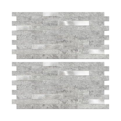 3D Self-Adhesive Metal Mosaic Wall Sticker