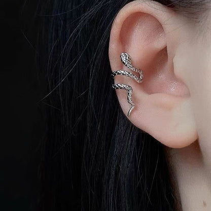 3D Snake Design U-Shape Ear Clips