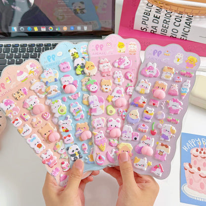 3D Soft Squishy Stress Relief Stickers