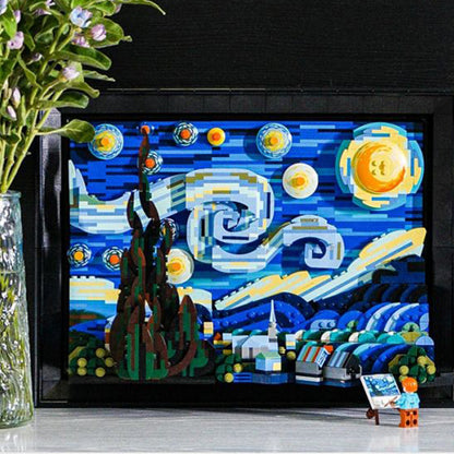 3D Starry Night Building Block Set