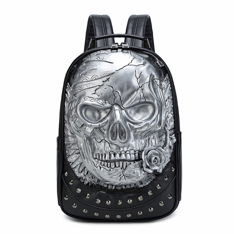 3D Stereo Personalized Skull Backpack