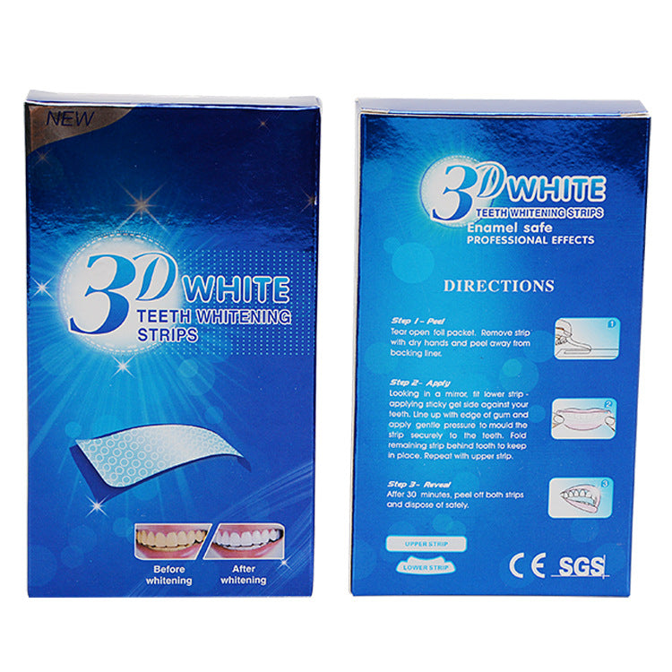 3D Teeth Whitening Strips for Stain Removal