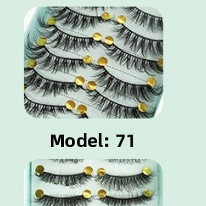 3D Voluminous False Eyelashes 10 Pairs