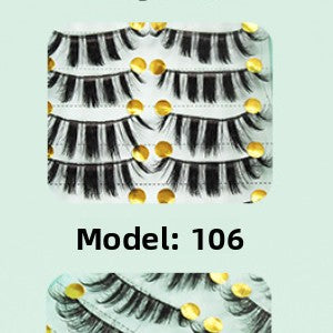 3D Voluminous False Eyelashes 10 Pairs