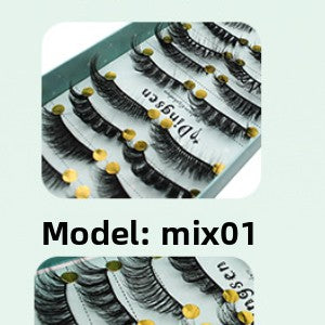3D Voluminous False Eyelashes 10 Pairs