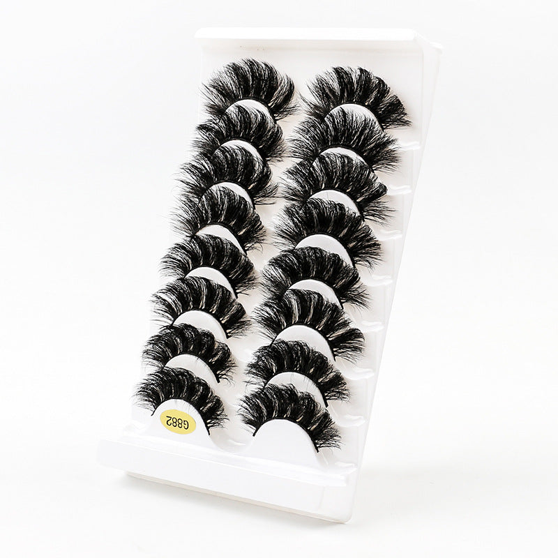 3D Voluminous False Eyelashes 8-Pair Set