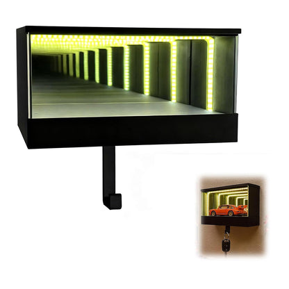 3D Wall-Mounted Mirror LED Light Display Box