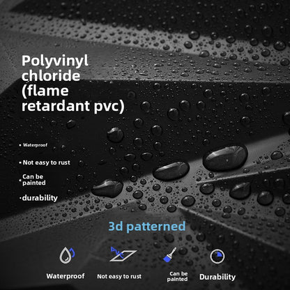 3D waterproof relief wall panel