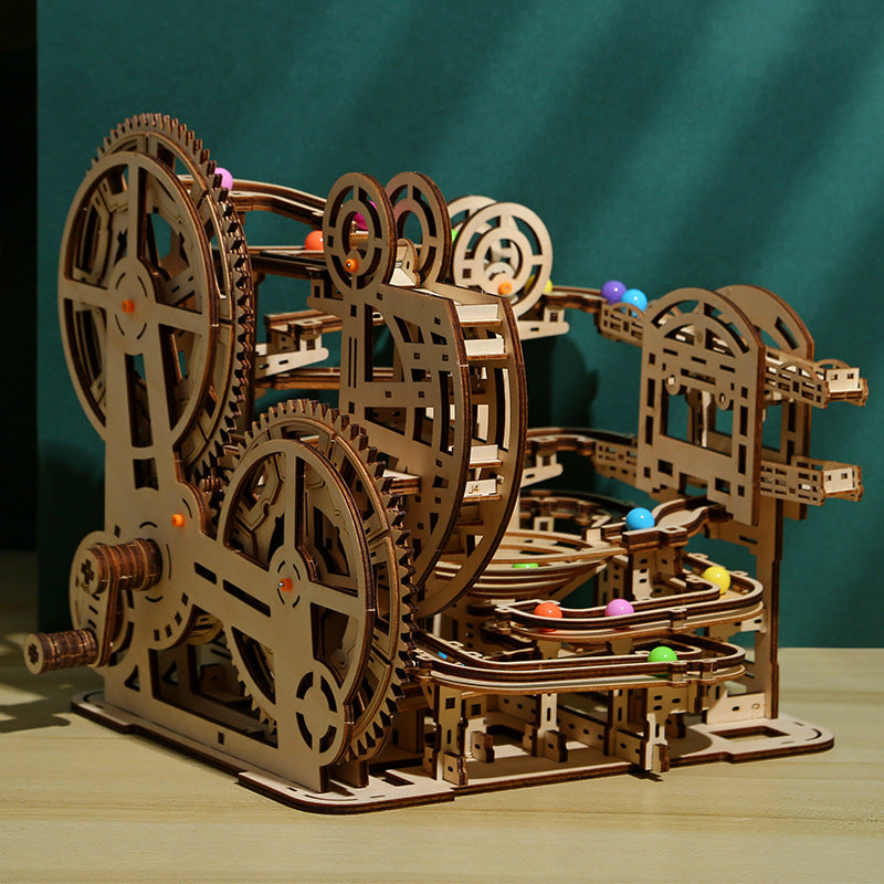 3D Wooden Marble Maze Puzzle