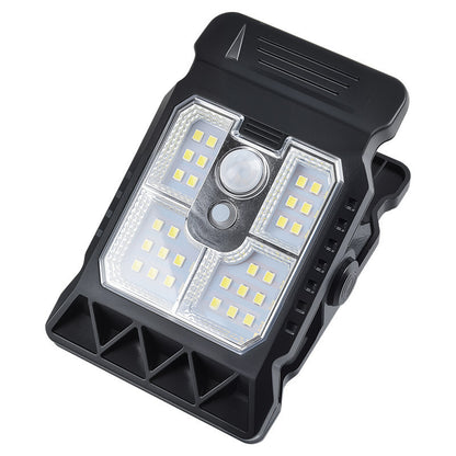 Solar Powered Motion Sensor Clip Light for Outdoor Walls