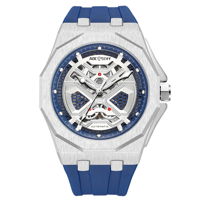 Buy Trendy Hollow Mechanical Watch with Water Resistance
