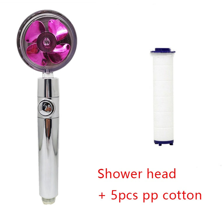 Buy Shower Head Water Saving – 360° Rotating ABS Rain Nozzle