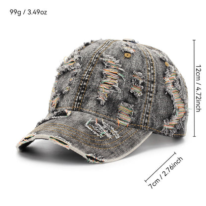 Buy Ripped-Line Letter Sun Hat for Men & Women – Casual Wear