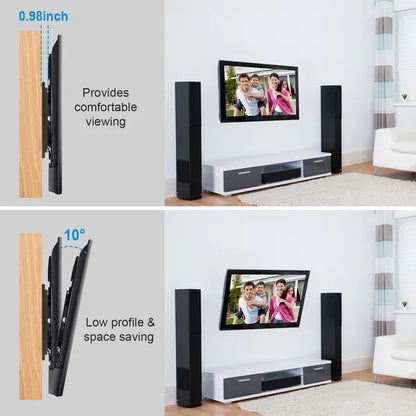 Tilt Dual Arm TV Wall Mount Brackets for 32-55in Screens