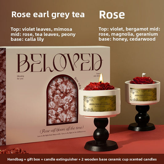 Floral Aromatherapy Candles for Relaxing Home Fragrance