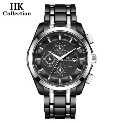 New Luminous Hands Alloy Mens Quartz Watch
