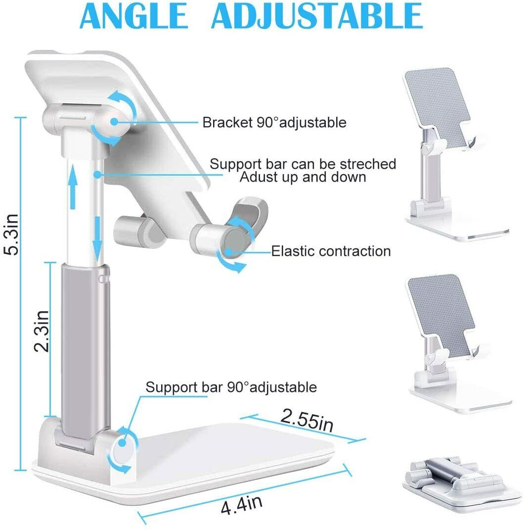 Cell Phone Stand Desktop Holder Foldable Extend Tablet Stand