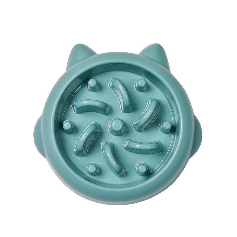 Pet Dog Cat Slow Feeder Bowls – Anti-choking Eating Plate