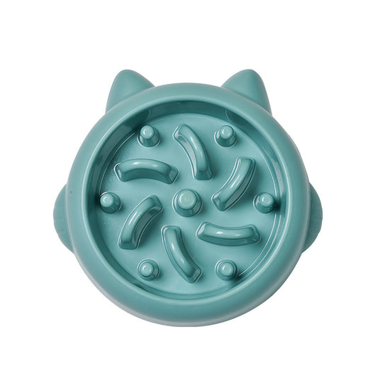 Pet Dog Cat Slow Feeder Bowls – Anti-choking Eating Plate