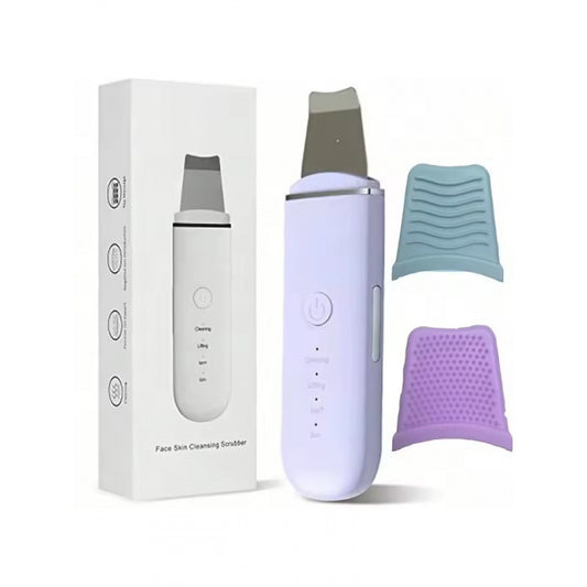 Ultrasonic Skin Scrubber Cleansing Massage Device Face Use
