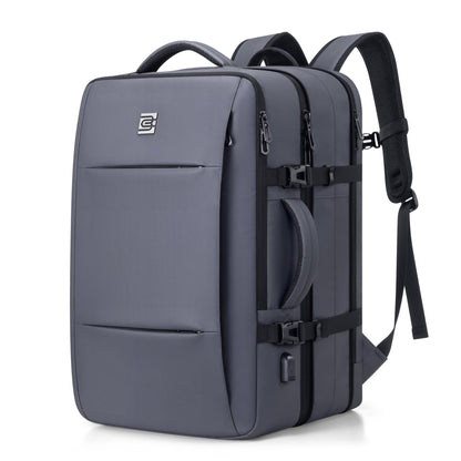 Square Shaped Travel Backpack for Men Double Shoulder Bag