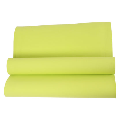 Blue and yellow EVA yoga mat