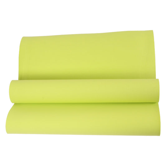Blue and yellow EVA yoga mat