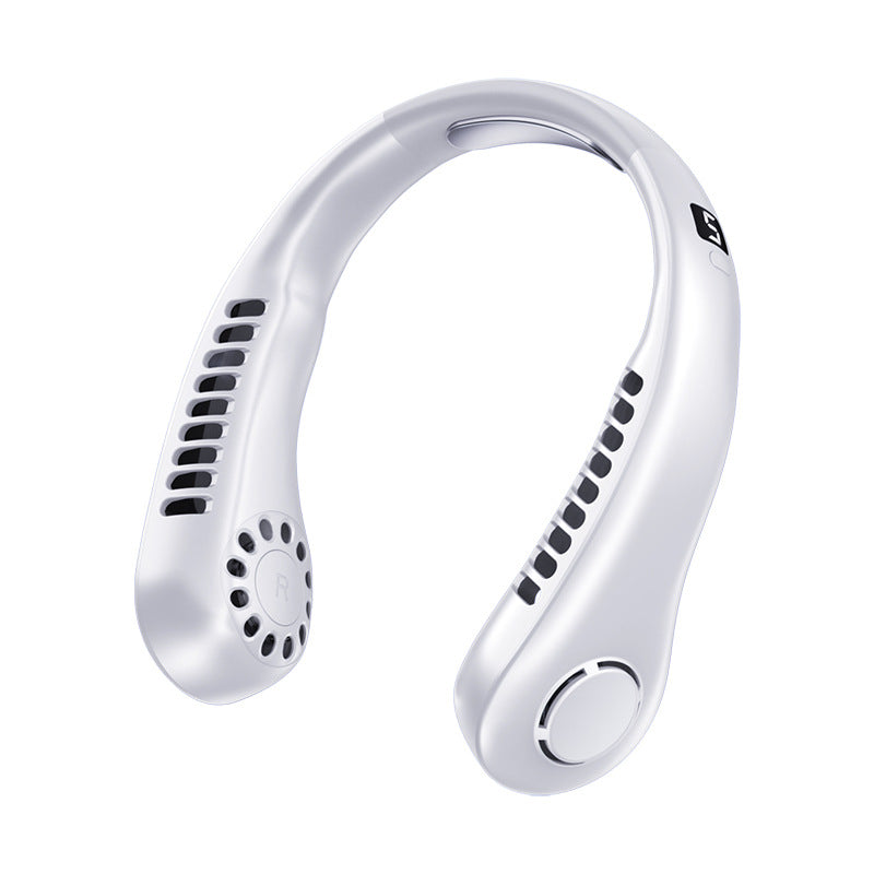 Portable Bladeless Neck Fan with USB Charging and Airflow
