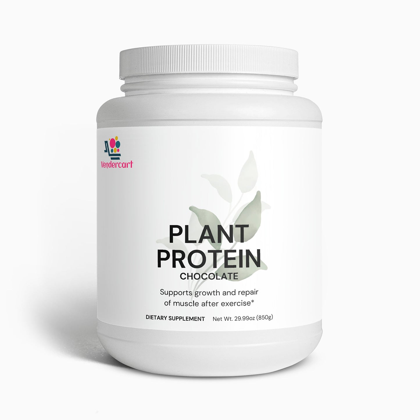 Plant Protein Chocolate 21g for Muscle Recovery and Wellness