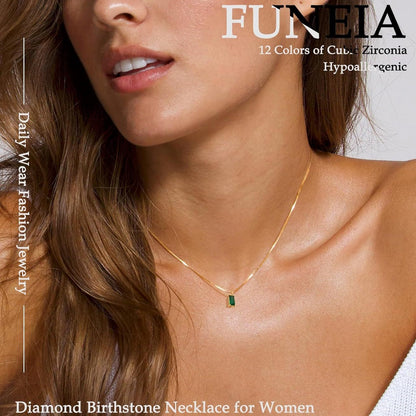 Delicate Zircon Pendant Necklace Womens Fashion Jewelry