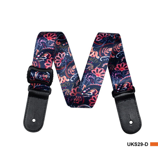 Thermal Transfer Printing Ukulele Color Small Guitar Strap